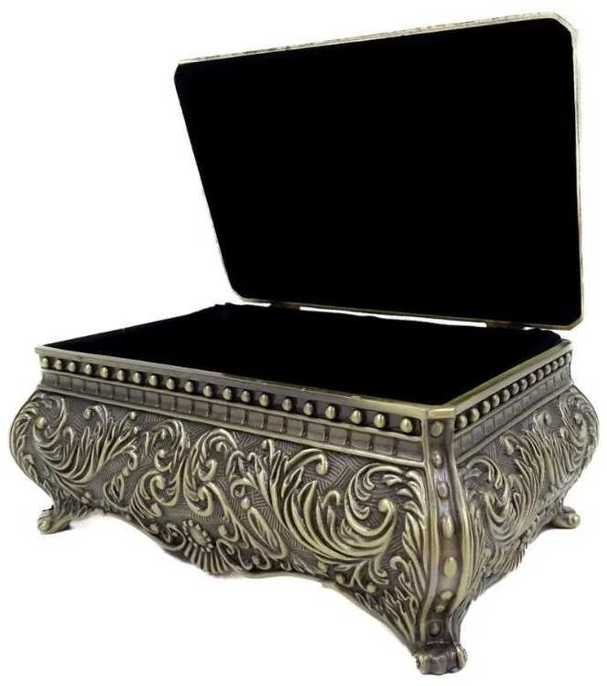 Deco Gifts Puošni metalinė skrynia/dėžutė 21-20M
