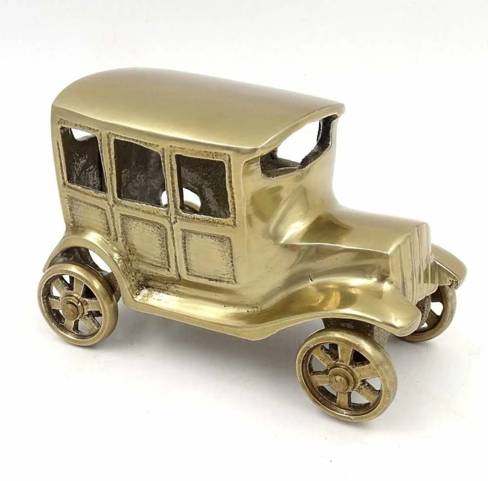 Mirtop Retro metalinis automobilio modelis Dixi stiliaus, antikinis žalvaris