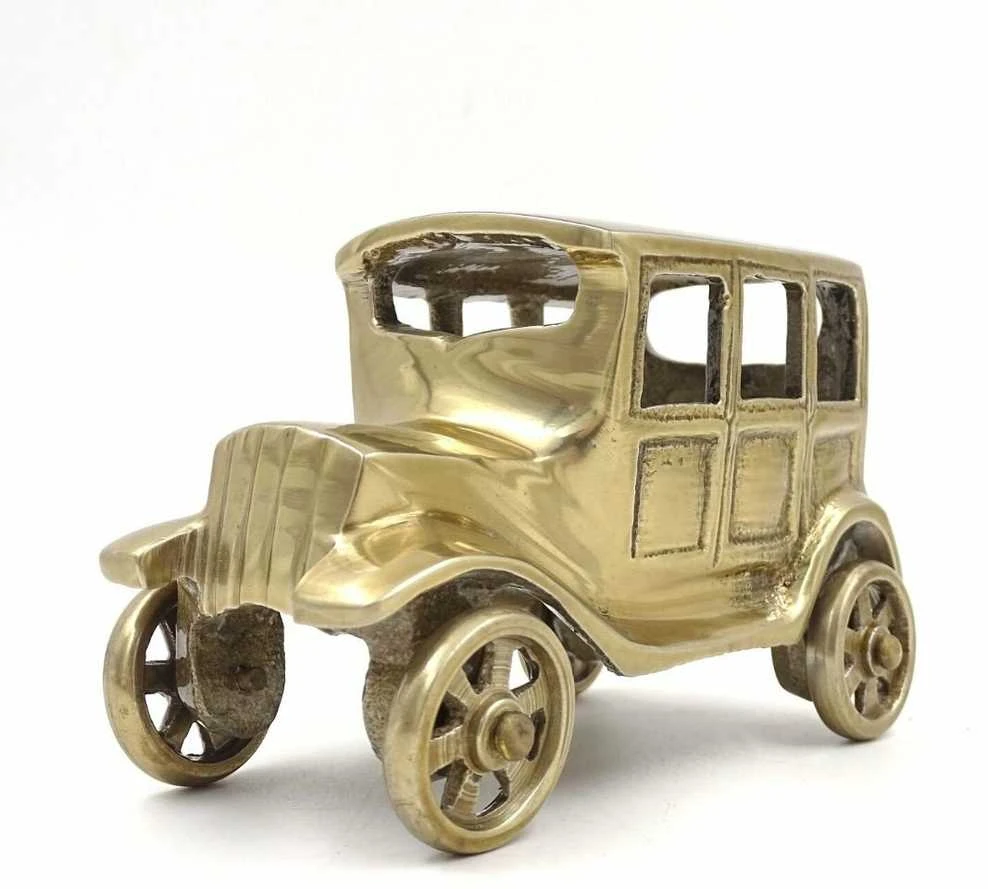 Mirtop Retro metalinis automobilio modelis Dixi stiliaus, antikinis žalvaris