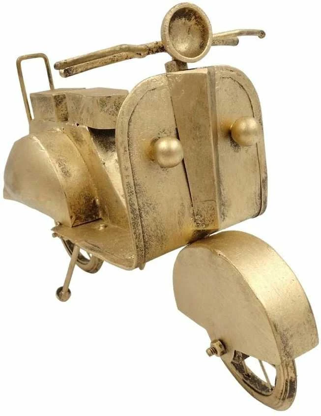 Mirtop Retro metalinis motorolerio modelis, antikinė bronza – dekoras ir dovana