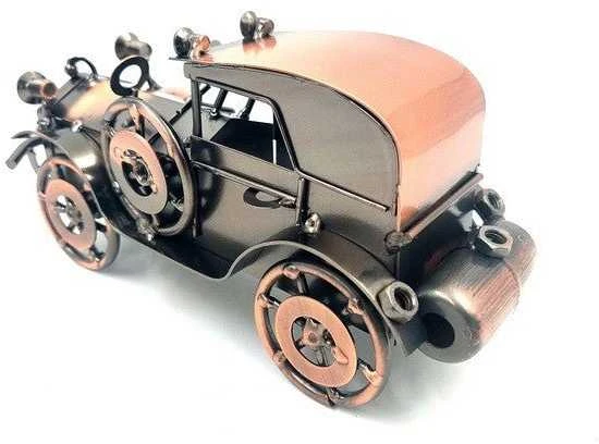 Mirtop Vintažinis metalinis automobilio modelis – retro dekoras, interjerui