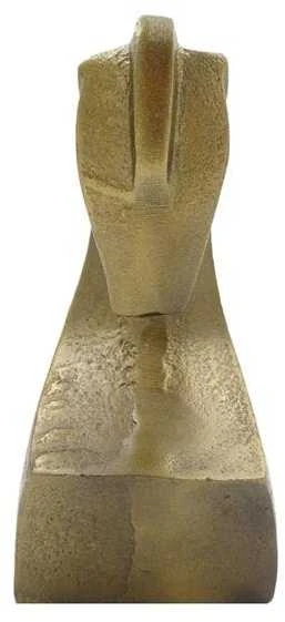 Deco Gifts Žirgo statulėlė "Dante" – elegantiška, žalvario spalvos, aliuminis