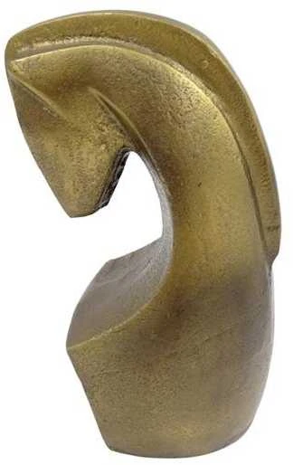 Deco Gifts Žirgo statulėlė "Dante" – elegantiška, žalvario spalvos, aliuminis