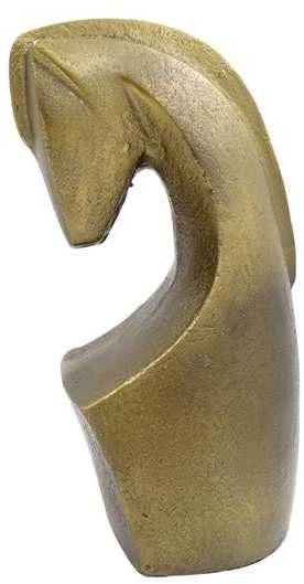 Deco Gifts Žirgo statulėlė "Dante" – elegantiška, žalvario spalvos, aliuminis