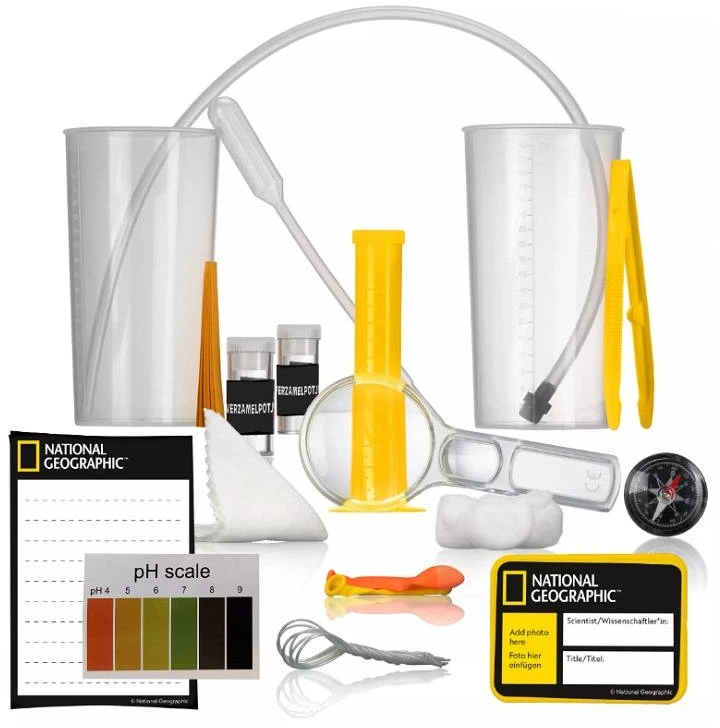 Dėlionė Bresser National Geographic Orų stotis vaikams National Geographic su 17 eksperimentų