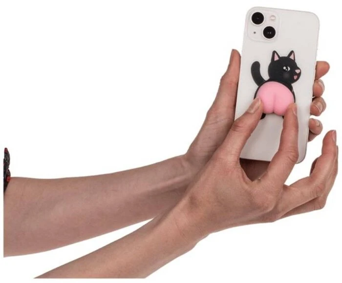 Dėlionė Hobilt Antistresinis lipdukas-telefono laikiklis „Užpakaliukas“ 7,5 cm, 2 vnt.