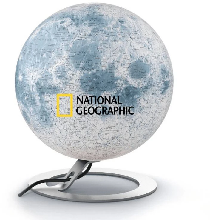 Dėlionė Nova Rico Mėnulio gaublys-lempa 30 cm su LED, National Geographic