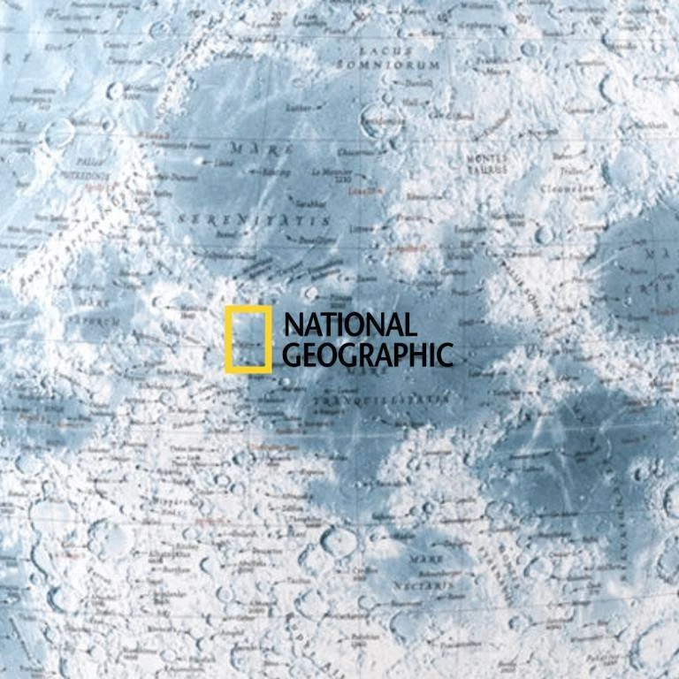 Dėlionė Nova Rico Mėnulio gaublys-lempa 30 cm su LED, National Geographic
