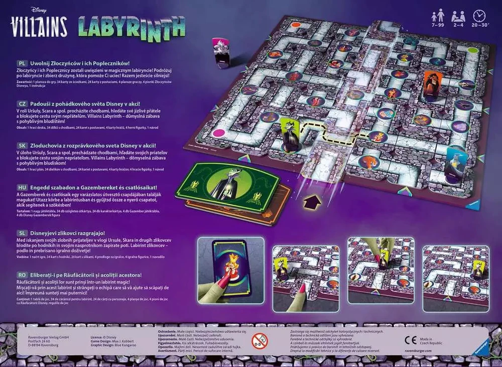 Ravensburger Blogiukų labirintas PL/CS/SK/HU/RU 27356