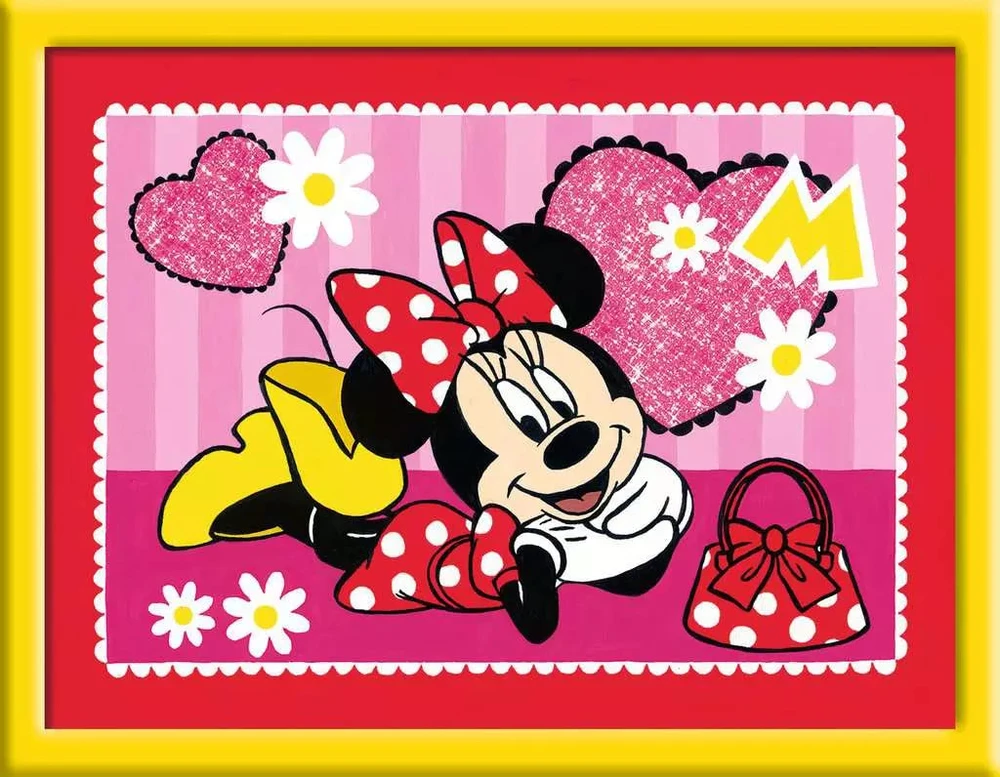 Dėlionė Ravensburger tapyba pagal skaičius „Disney Pelytė Mini“, 18×24 cm, nuo 7 m.
