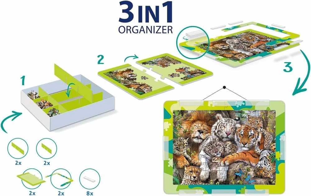 Dėlionės pagrindas, rėmelis ir rūšiavimo dėklas R 13265 Ravensburger