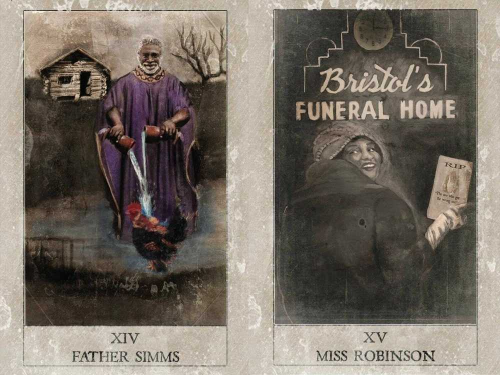 Destiny Books The Hoodoo Tarot kortos
