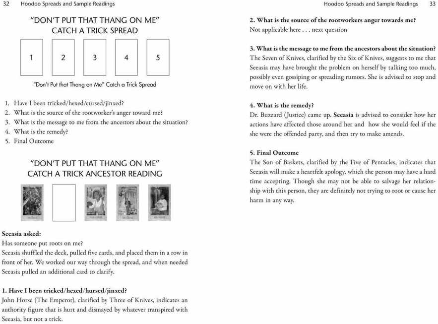 Destiny Books The Hoodoo Tarot kortos