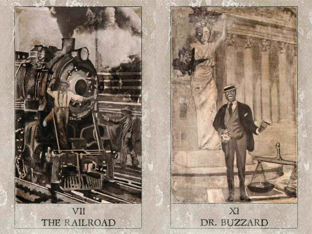 Destiny Books The Hoodoo Tarot kortos