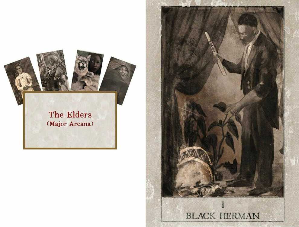 Destiny Books The Hoodoo Tarot kortos