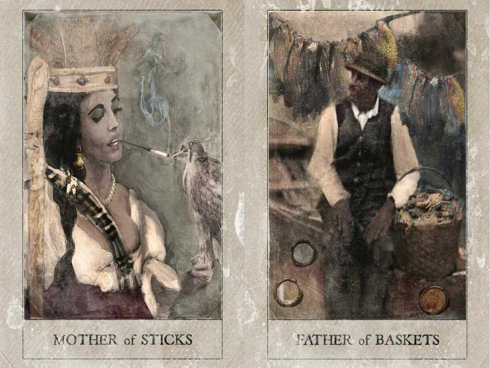 Destiny Books The Hoodoo Tarot kortos