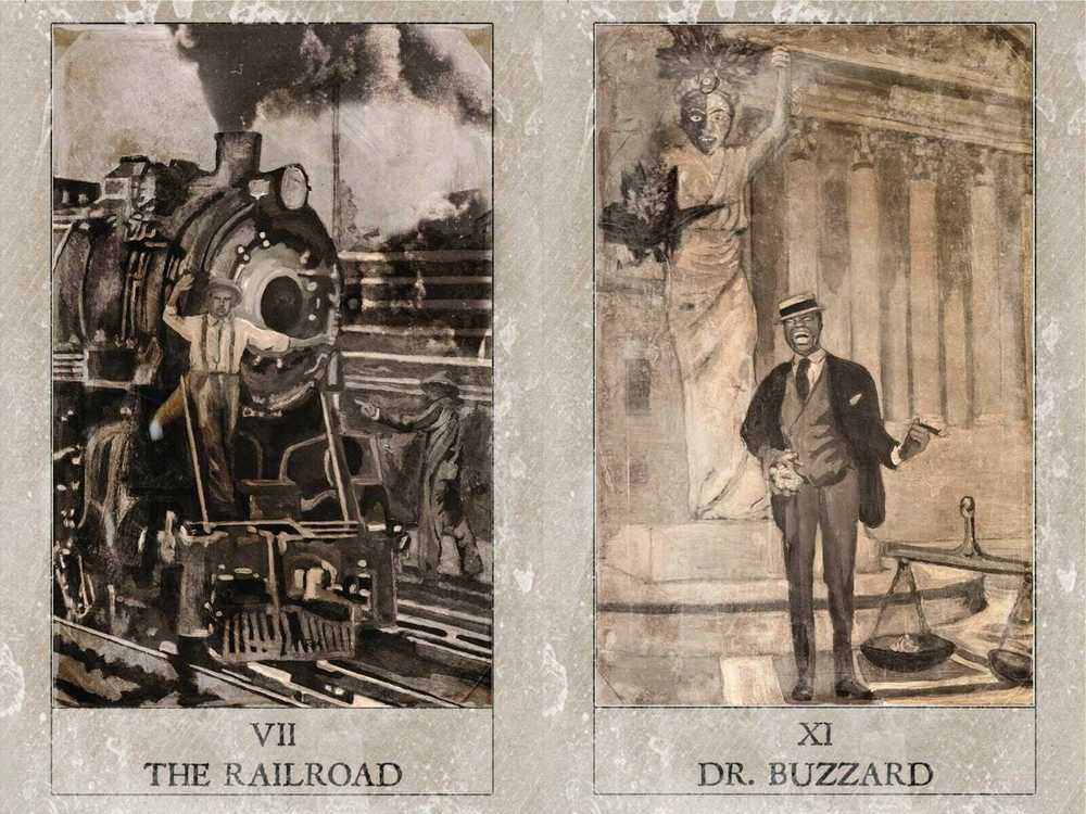 Destiny Books The Hoodoo Tarot kortos