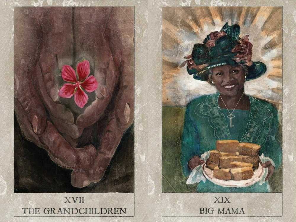 Destiny Books The Hoodoo Tarot kortos