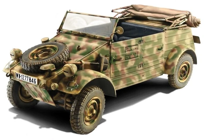 Didelis surenkamas Italeri Kdf.1 Typ 82 Kübelwagen modelis 1/9 7405