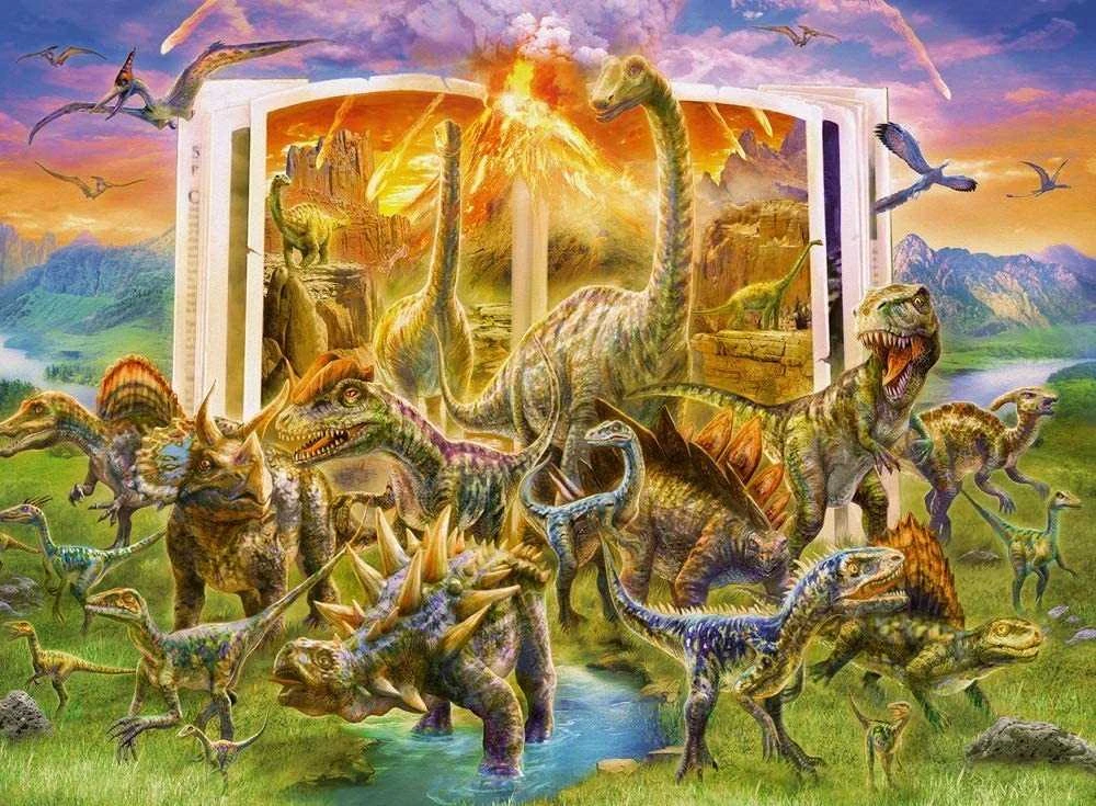 Ravensburger Dėlionė 300 vnt. - Dinozaurai