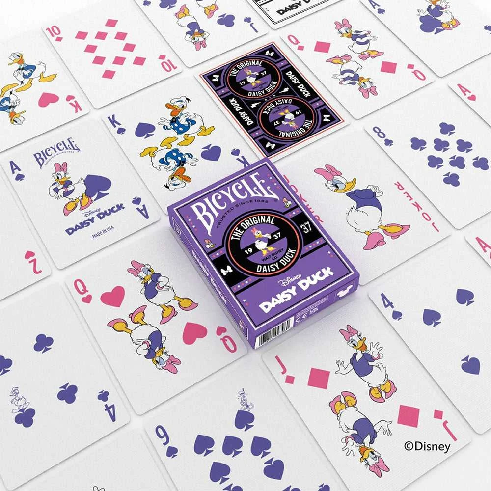 Bicycle Disney Daisy Duck žaidimo kortos – stilinga kolekcinė kaladė