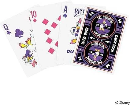 Bicycle Disney Daisy Duck žaidimo kortos – stilinga kolekcinė kaladė