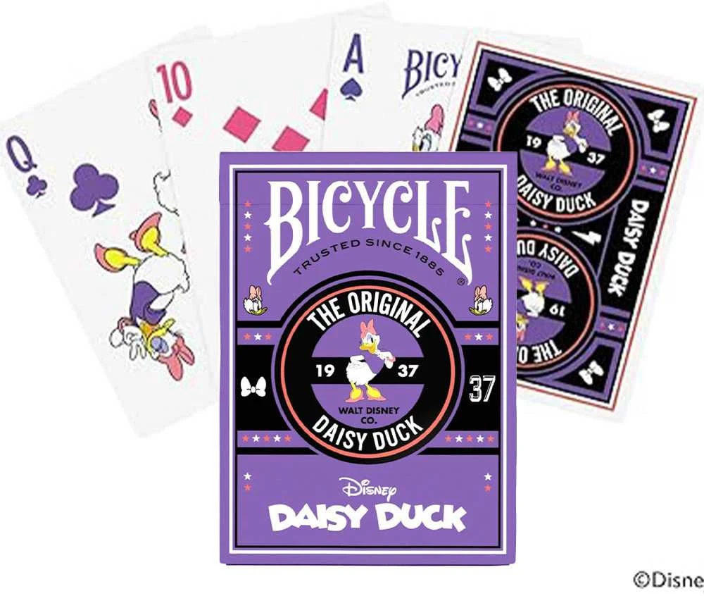 Bicycle Disney Daisy Duck žaidimo kortos – stilinga kolekcinė kaladė