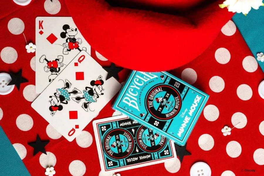 Bicycle Disney Minnie Mouse žaidimo kortos – pokeriui, triukams