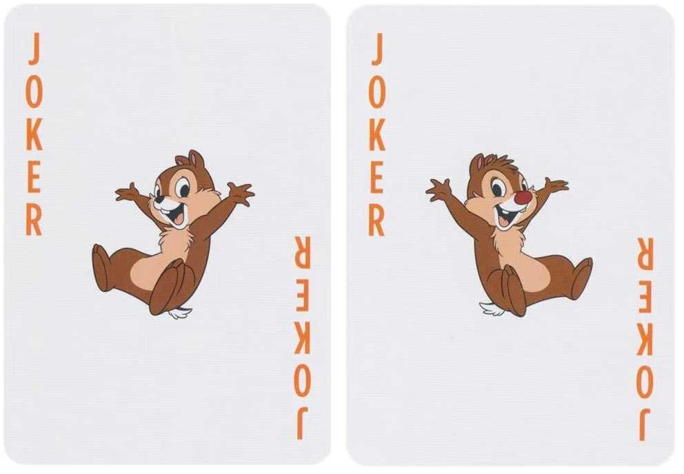Disney Goofy Bicycle žaidimo kortos – oranžinė kaladė kolekcionieriams