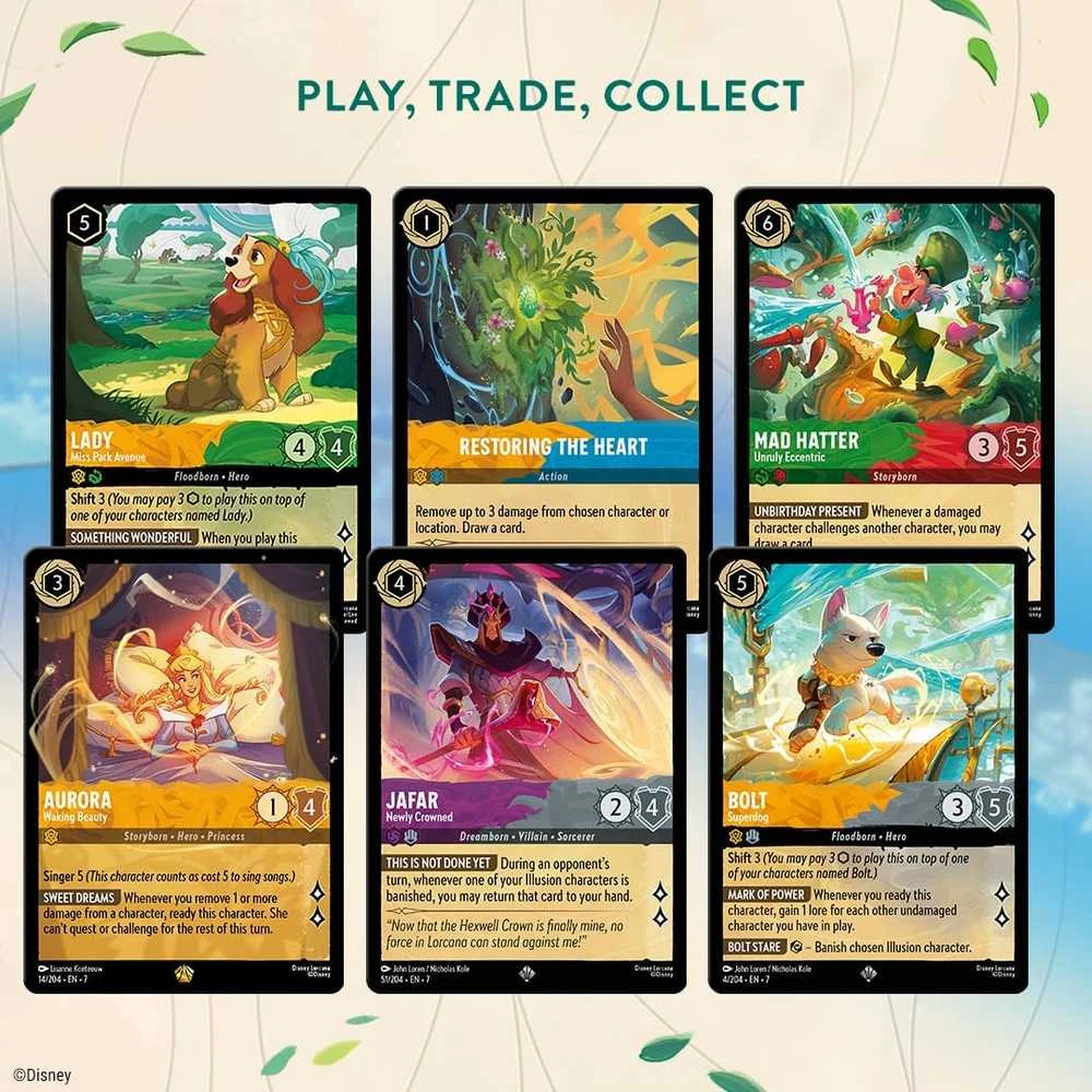 Disney Lorcana Archazia’s Island Illumineer’s Trove – 8 pakeliai, anglų k.