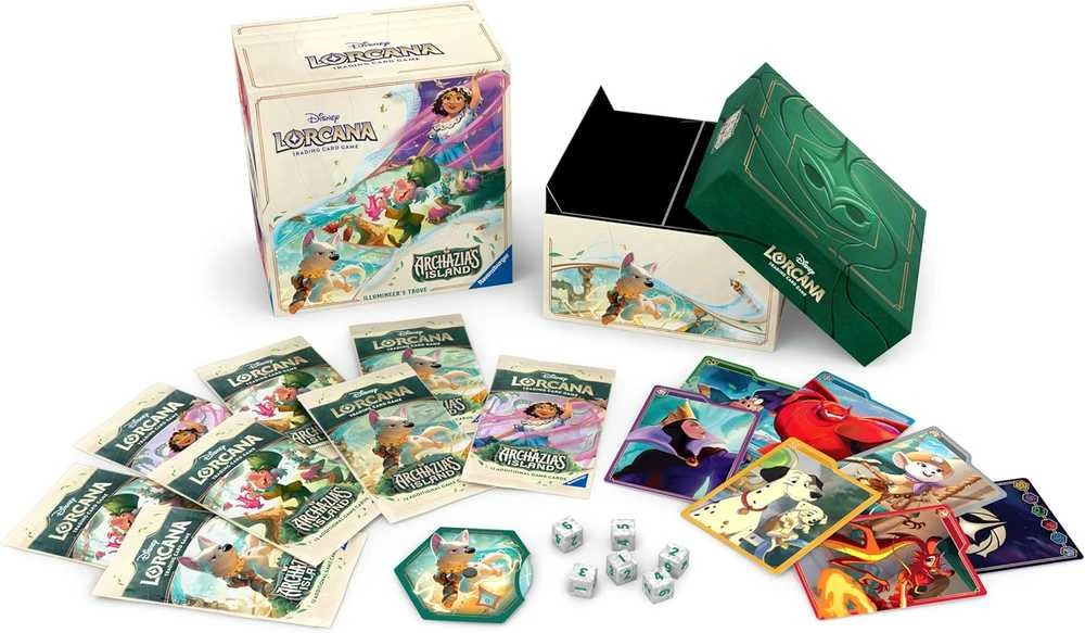 Disney Lorcana Archazia’s Island Illumineer’s Trove – 8 pakeliai, anglų k.