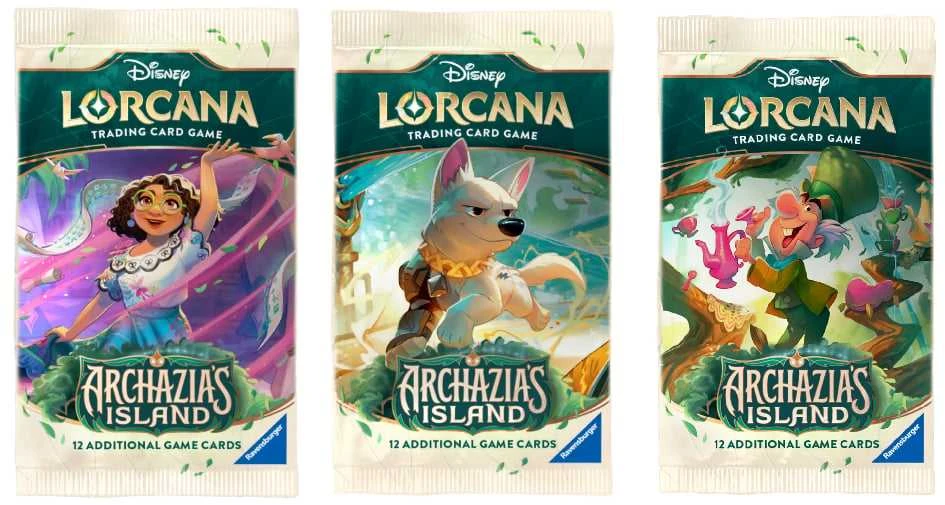 Disney Lorcana TCG Archazia’s Island Booster – 12 kortelių papildymas (angl.)