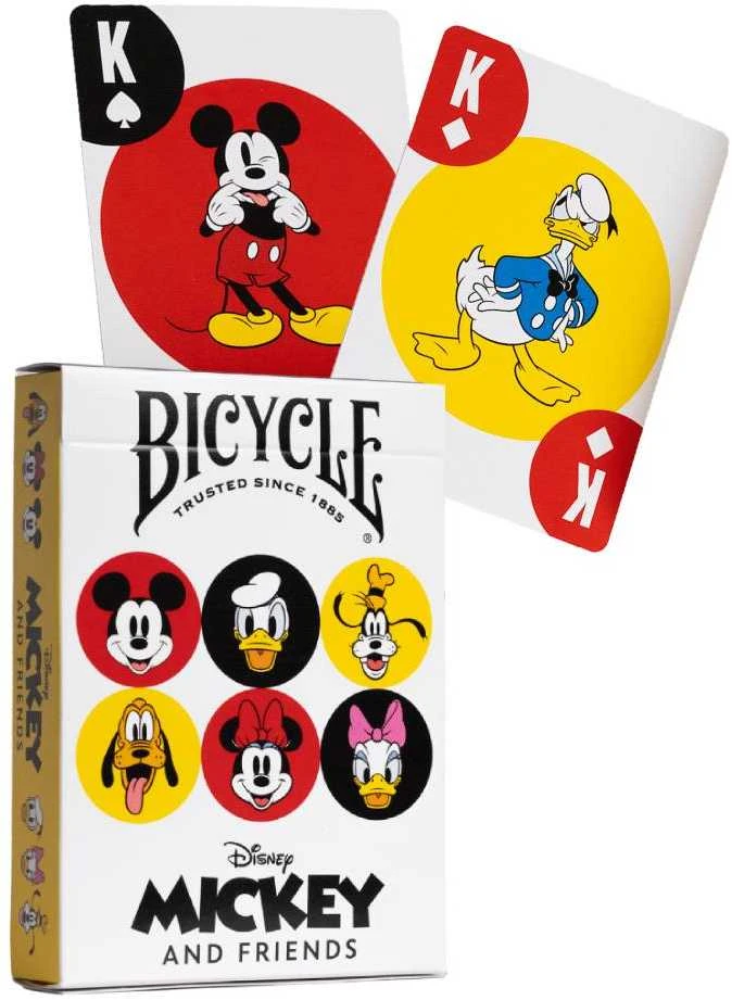 Disney Mickey ir draugai Bicycle žaidimo kortos – pokeriui ir triukams