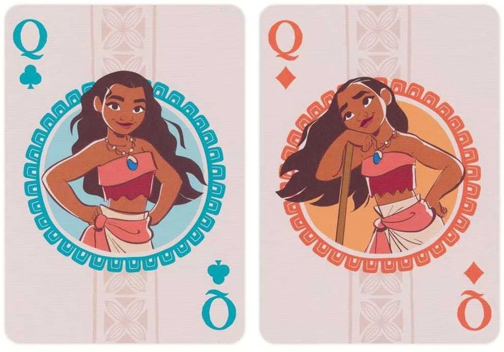 Bicycle Disney Vaiana žaidimo kortos – pokerio dydis, kolekcinė kaladė