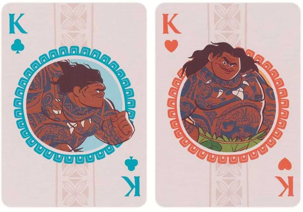 Bicycle Disney Vaiana žaidimo kortos – pokerio dydis, kolekcinė kaladė