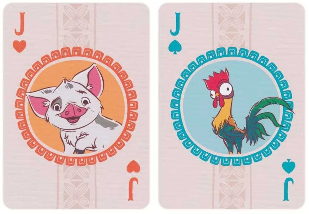 Bicycle Disney Vaiana žaidimo kortos – pokerio dydis, kolekcinė kaladė