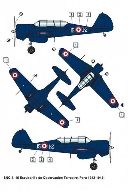 Dora Wings Curtiss-Wright SNC-1 Falcon II 1/48 – plastikinis lėktuvo modelis