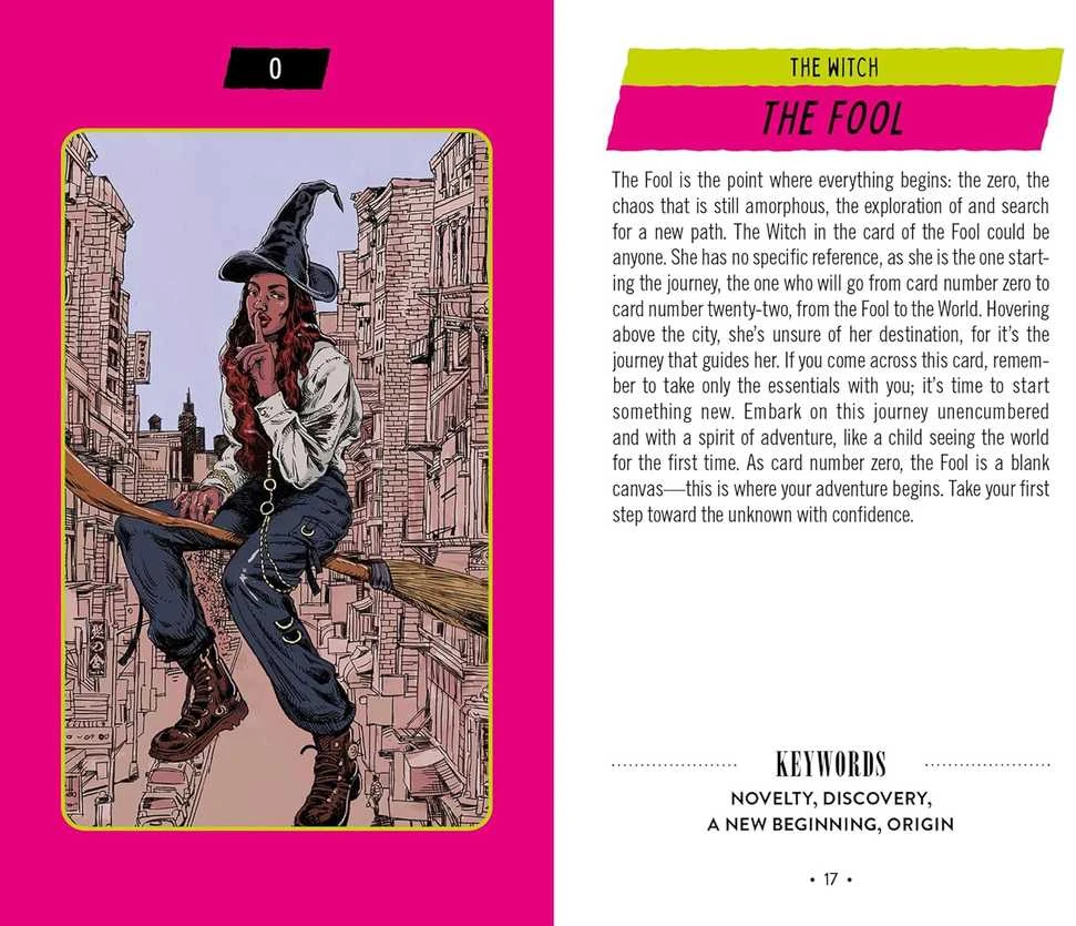 KNYGA Tarot kortos Rebel Witches Dover Publications