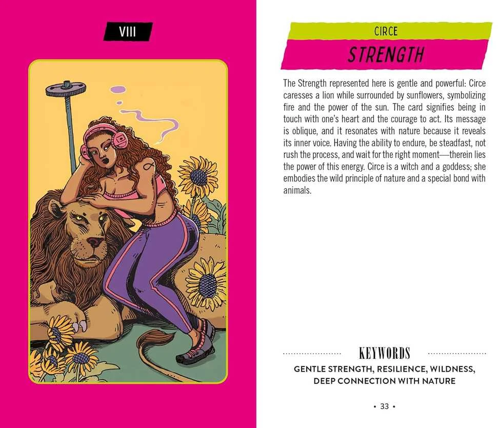 KNYGA Tarot kortos Rebel Witches Dover Publications