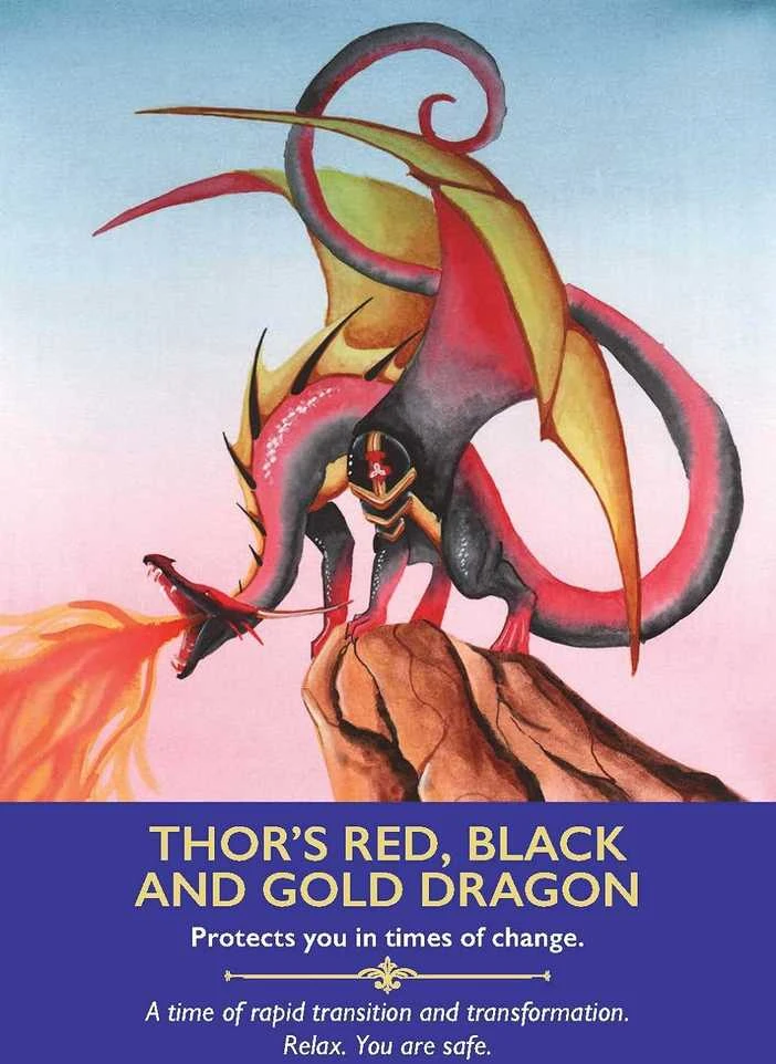 Dragon Oracle kortos Hay House