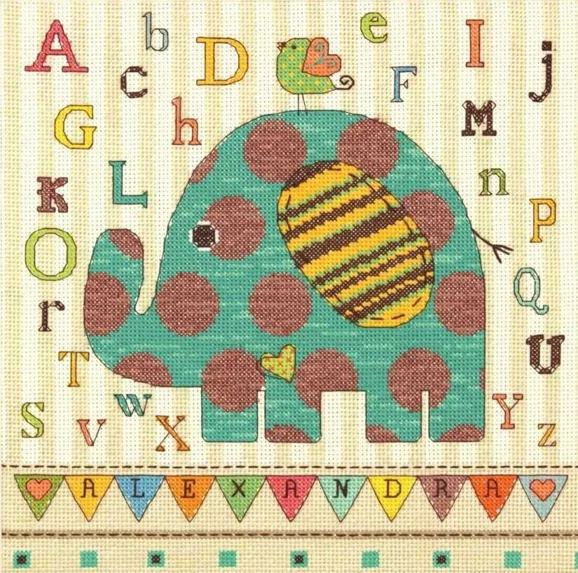 Dimensions Groves Of Thame (Nutrauktas) Baby Elephant ABC D73988