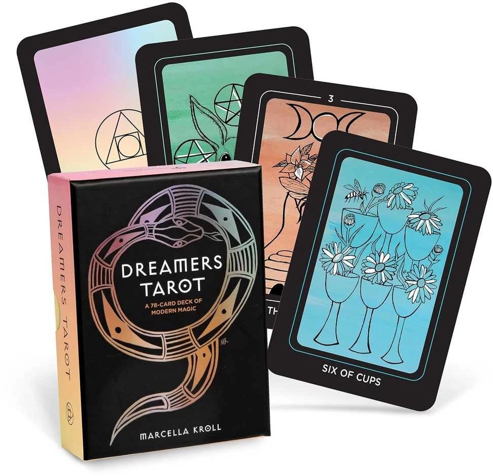 Kortų Rinkinys - Dreamers Tarot Kortos Sterling Ethos 78 Kortų 64 Puslapių Gidas
