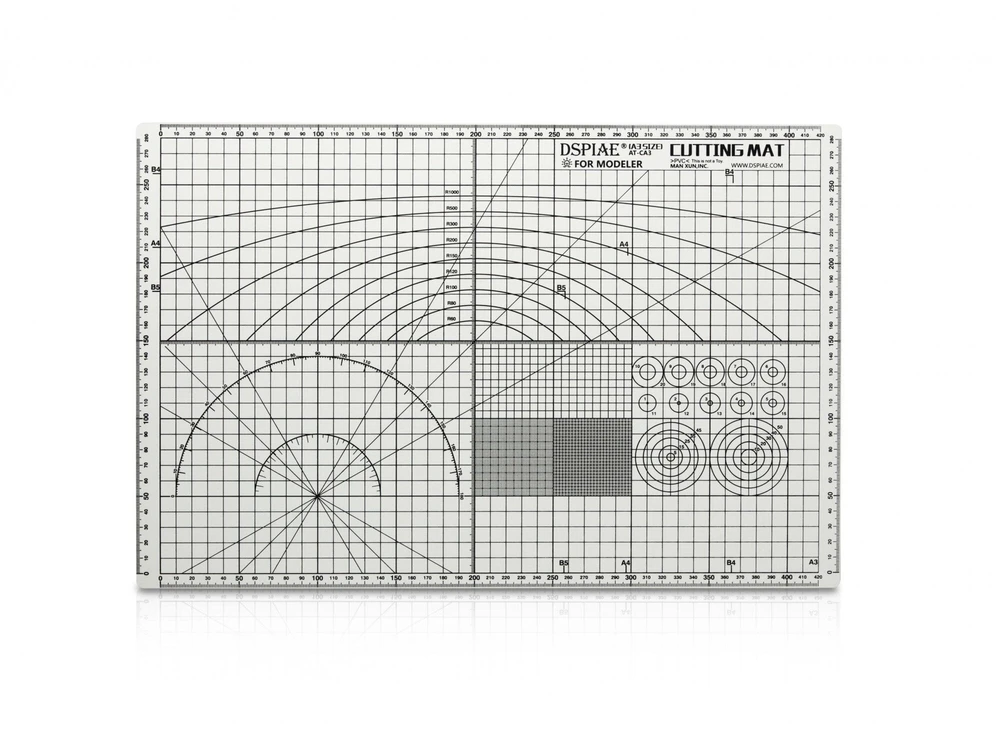 DSPIAE AT-CA3 A3 pjaustymo kilimėlis, 2 mm, dvipusis DS56011