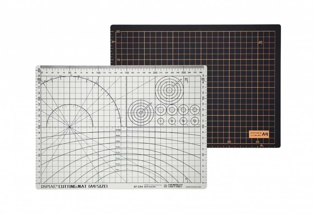DSPIAE AT-CA4 A4 pjaustymo kilimėlis, 2 mm, dvipusis, graduotas