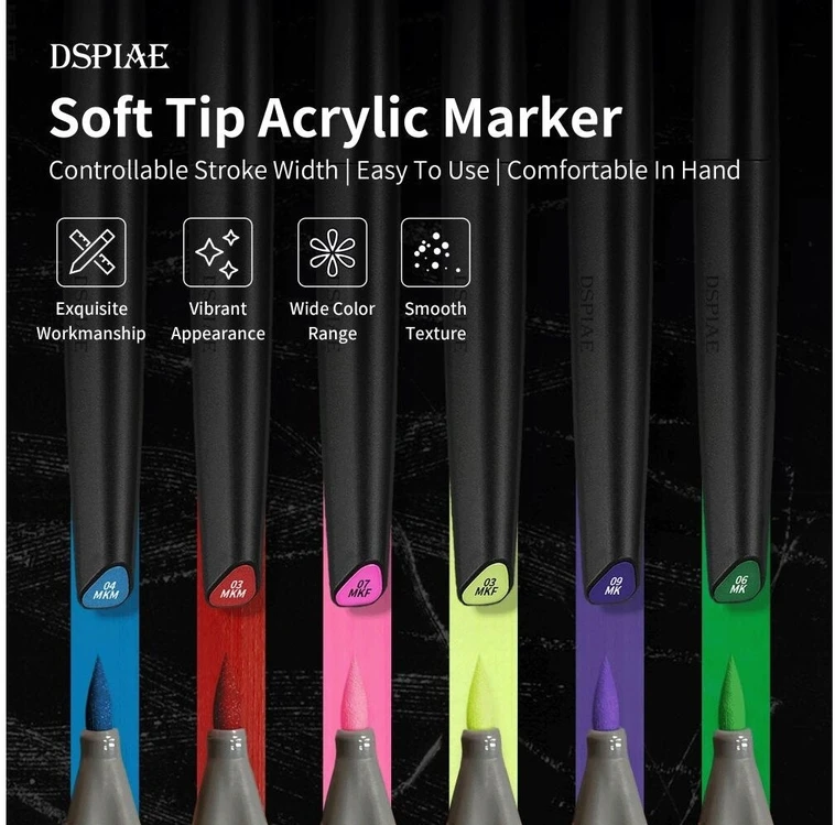 DSPIAE vandens pagrindo fluorescencinis žymeklis, oranžinis, MKF-06