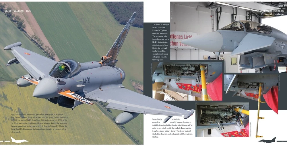 Duke Hawkins Eurofighter Typhoon naikintuvas: iliustruotas gidas aviacijos gerbėjams