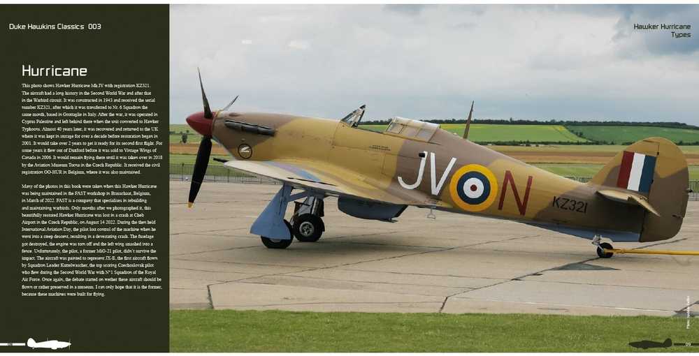 Duke Hawkins „Hawker Hurricane“: Antrojo pasaulinio karo naikintuvas