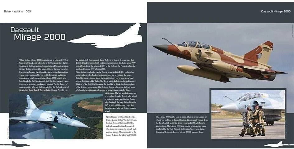 Duke Hawkins knyga: Dassault Mirage 2000 naikintuvas iš arti
