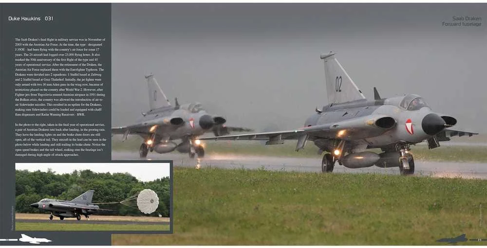 Duke Hawkins knyga: Saab 35 Draken naikintuvas Europos oro pajėgose