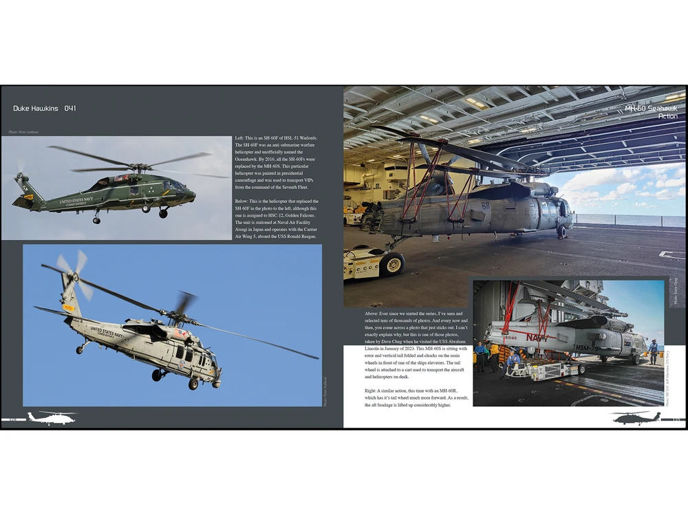 Duke Hawkins knyga: Sikorsky MH-60R/S Seahawk – 330 nuotraukų